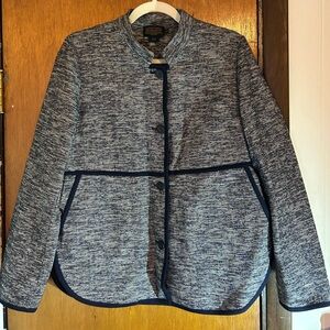 Pendleton Navy Knit Blazer Jacket